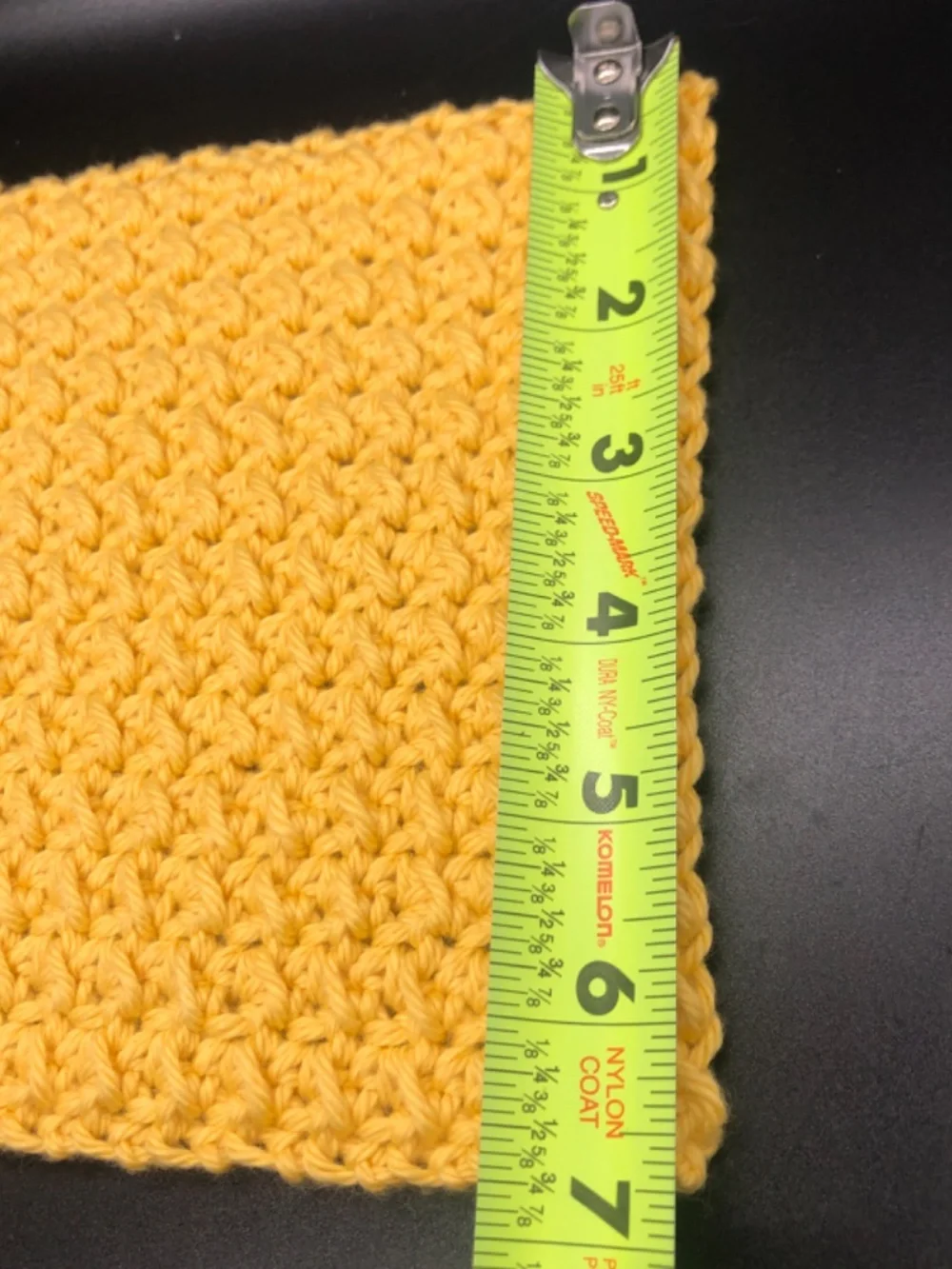 Handmade Crochet Dish Cloth, 100% Cotton Reusable Kitchen Washcloth
